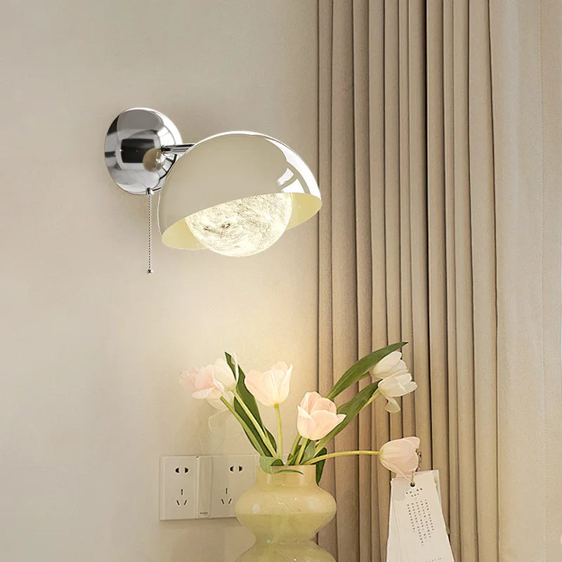Modern 3D flower LED wall light