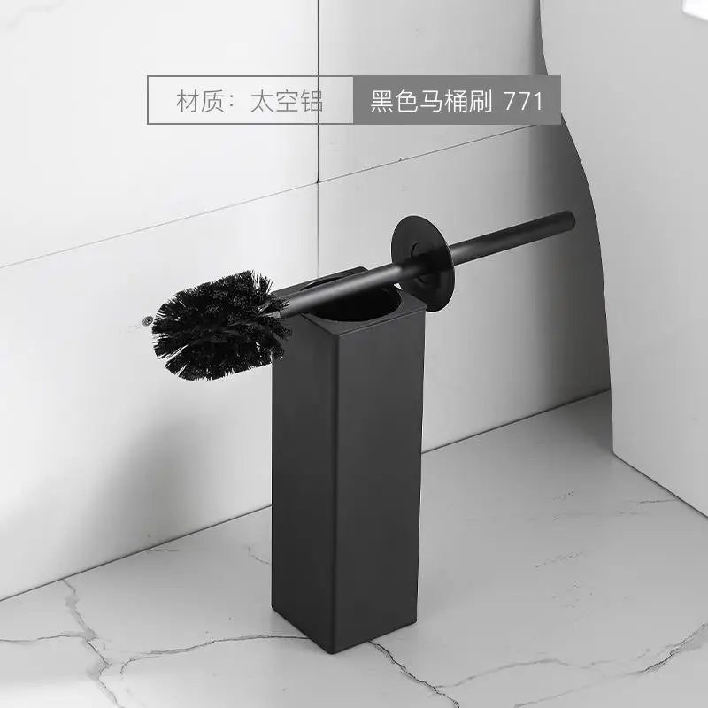 Toilet brush with holder for bathroom - vue 10 sur 10