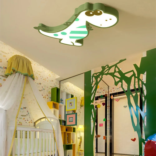 Cute dinosaur lamp for a modern and creative children's bedroom - vue 3 sur 7