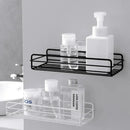wall-mounted storage shelf for cosmetics and shampoo