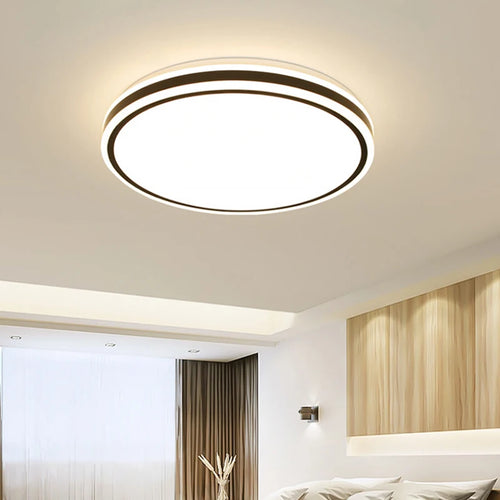 Modern round recessed LED nordic ambience lamp - vue 2 sur 10