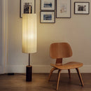 Fabric LED floor lamp wabi sabi modern decor