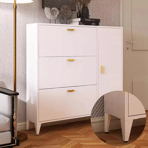 open shoe cabinet for aesthetic and practical storage - vue 5 sur 8