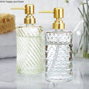 glass bottle for disinfectant lotion and soap dispenser