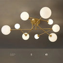 Modern designer copper chandelier for elegant interiors
