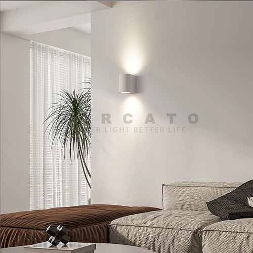 Creative terrazzo cement wall light - vue 4 sur 9