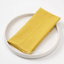 Set of 6 washed cotton absorbent table napkins
