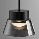 Modern glass pendant light for minimalist interior