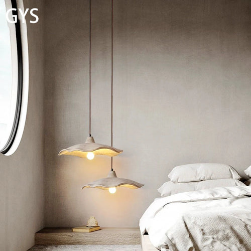 Led concrete pendant light for restaurant, bar, art loft designer lighting - vue 3 sur 15