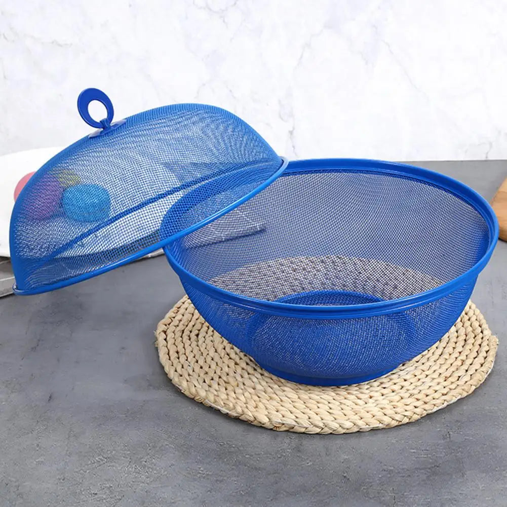 Mesh fruit basket with stainless steel anti-fly lid - vue 5 sur 12