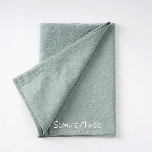 Set of 6 washed cotton table napkins 40x40 cm