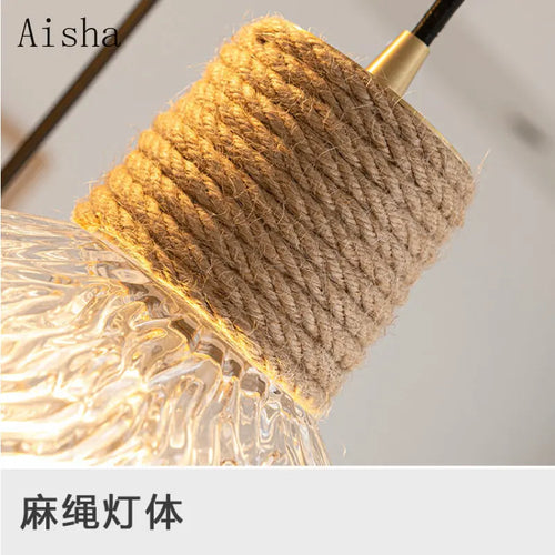 Nordic Japanese three-head creative design indoor pendant light - vue 7 sur 13