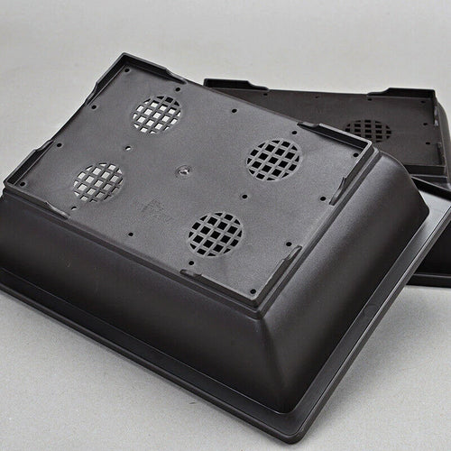 Rectangular plastic flower pot for bonsai and garden - vue 6 sur 6