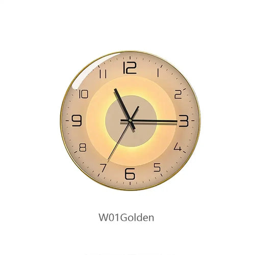 creative modern design glass wall clock for home decor - vue 16 sur 18