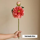Silk artificial peony bouquet for weddings and home decor