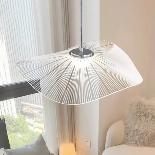 Modern nordic minimalist acrylic chandelier with creative design - vue 4 sur 14