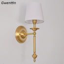 Nordic style decorative copper LED wall light for loft