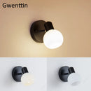 Modern rotating wall light for interior décor and lighting