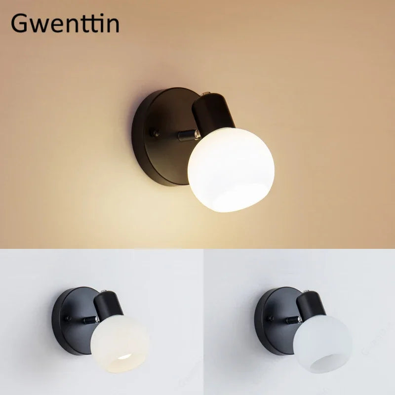 Modern rotating wall light for interior décor and lighting - vue 3 sur 16