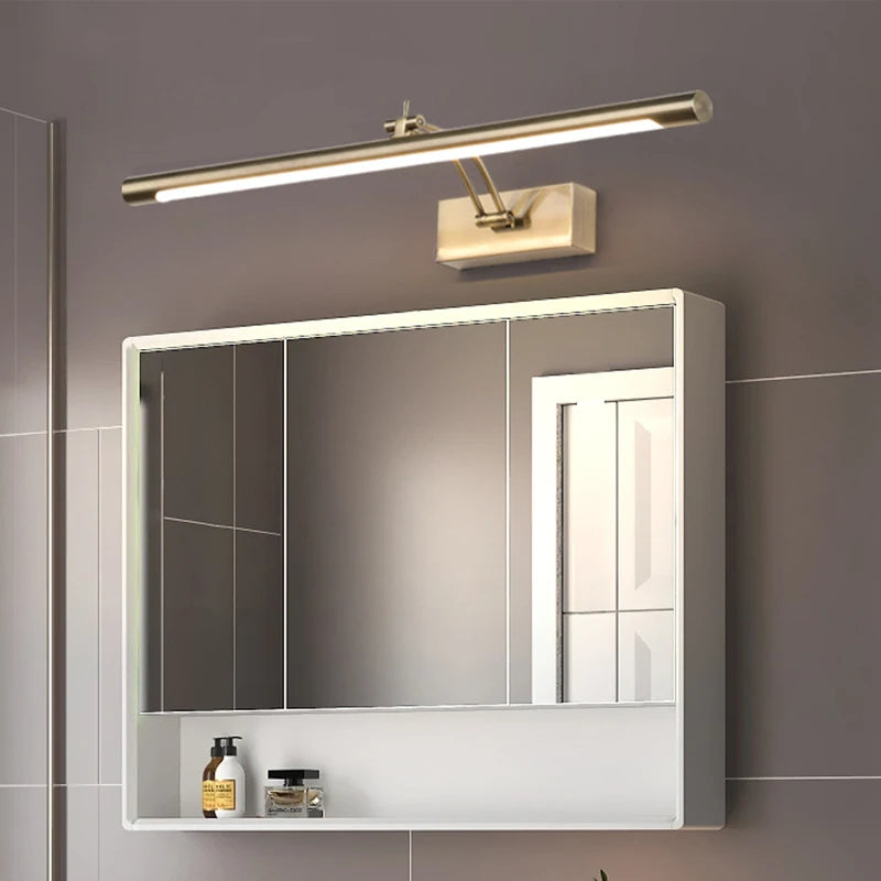 Adjustable LED wall light for mirror and makeup - vue 3 sur 10