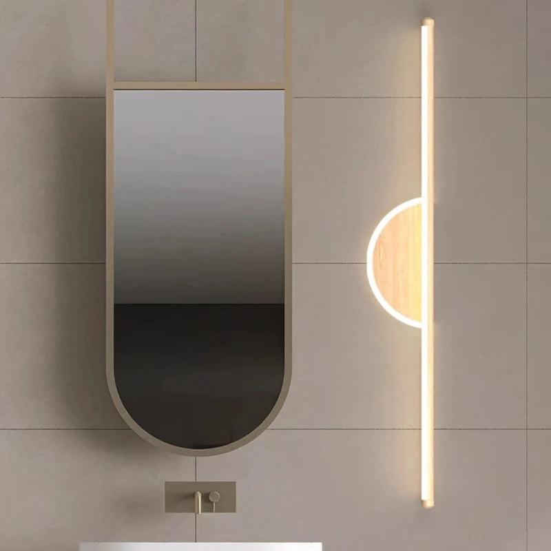 modern led wall light for home decor and makeup - vue 5 sur 11