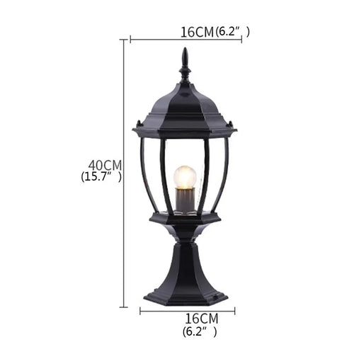 Outdoor solar LED wall light waterproof for garden and courtyard - vue 11 sur 12