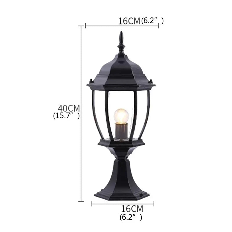 Outdoor solar LED wall light waterproof for garden and courtyard - vue 11 sur 12