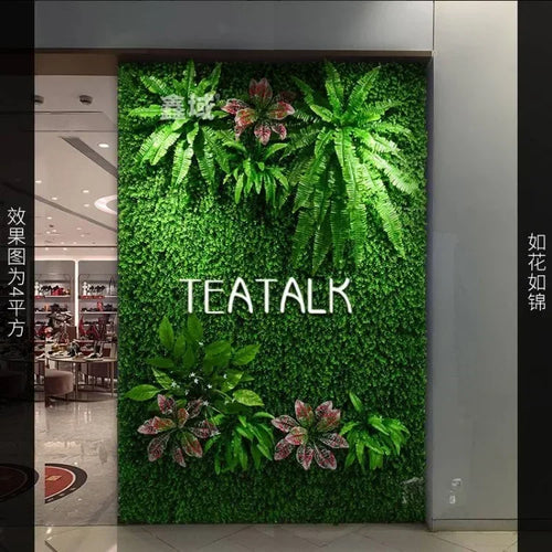 Artificial plant wall for outdoor decoration and landscaping - vue 11 sur 30