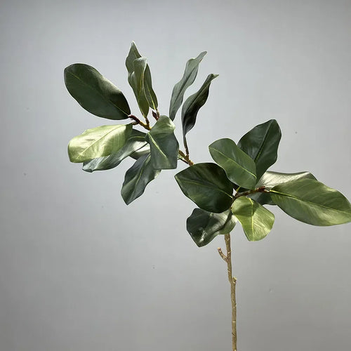 Artificial green plants magnolia branch garden decoration - vue 5 sur 7