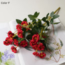 Artificial silk rose flowers for weddings and decoration
