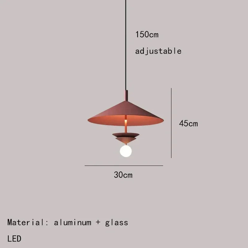Modern designer pendant light for living room and decorative restaurant - vue 12 sur 14