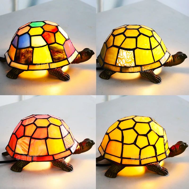 Decorative turtle bedside lamp LED night light for children
