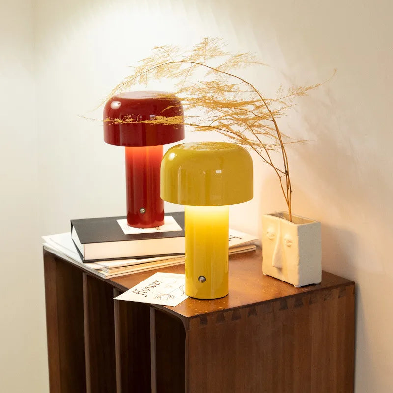 Portable mushroom LED USB lamp