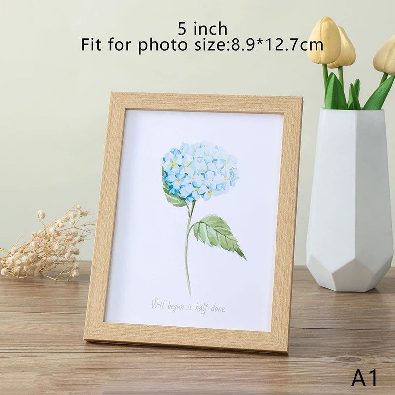 Hanging wooden photo frame for decoration and gifts - vue 10 sur 18