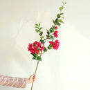 Artificial silk flowers for elegant home decoration
