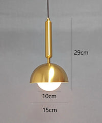 Modern iron art pendant light with LED lighting