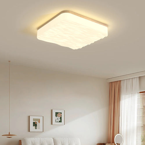 Modern minimalist nordic style round recessed LED lamps - vue 3 sur 11