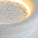 Creative luxury decorative moon resin wall light