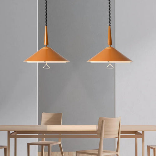 Nordic LED ring pendant light, modern decorative indoor - vue 3 sur 9