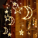 138 LED curtain string lights for Christmas and celebrations