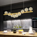Modern glass ball chandelier pendant light