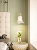Minimalist romantic glass pendant light with eye protection decorative
