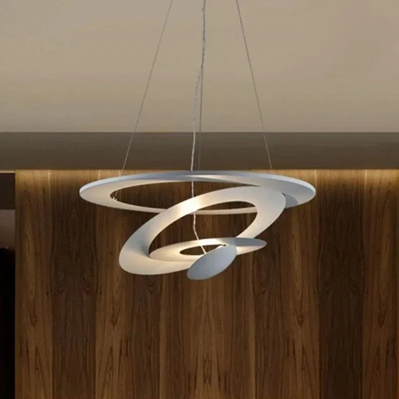Nordic spiral pendant light for elegant lighting