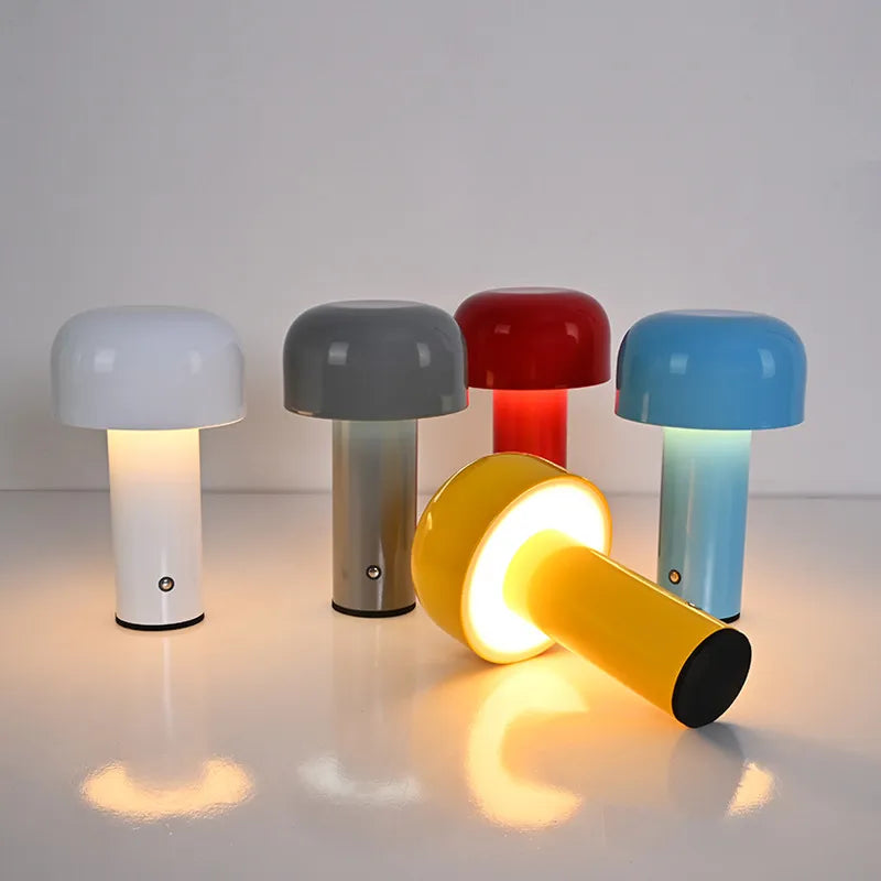 Portable mushroom LED USB lamp