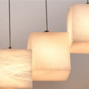 Spanish marble chandelier with minimalist Chinese style for elegant interiors