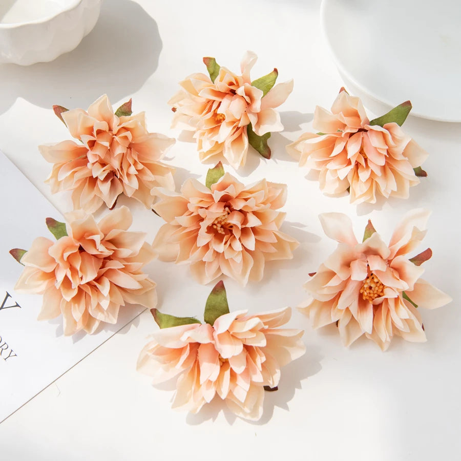 Set of 20 silk wall flowers for varied decoration - vue 10 sur 15