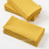 Set of 12 vintage washed cotton napkins