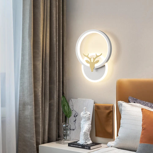 Modern minimalist wall light for hallways and stairs - vue 3 sur 12