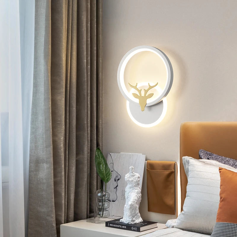Modern minimalist wall light for hallways and stairs - vue 3 sur 12