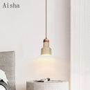 Retro stone pendant light for elegant interiors